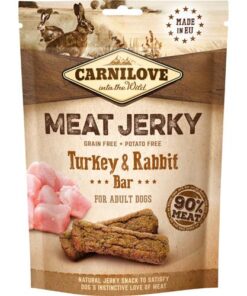 CARNILOVE - Jerky Turkey & Rabbit Bar (12 x 100g)